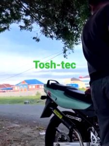 KNALPOT KAWASAKI NINJA RR R SS TOS-TECH TINGGAL PASANG