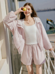 XIANGYING | Hooded Leisure Sport Set for Women Complete Outfit