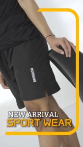 Celana Pendek Olahraga basic short celana pendek olah raga dry fit lari running gym pria wanita