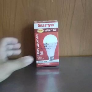 Lampu Bohlam New Magic LED 9 watt emergency Surya AC DC Auto On Mati Listrik Original