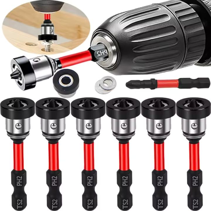 1/5 cái Bộ Tuốc nơ vít định vị 50mm chuôi lục giác vít vách thạch cao ...