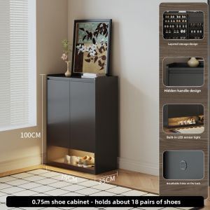 ZUNTONGGE | Shoe Cabinet with Hat and Coat Rack  Storage Entryway Bench