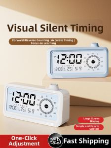 Children Learning and Self-Discipline Timer Countdown Reminder Visual Time Management Clock