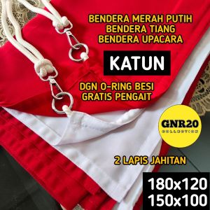 BENDERA UPACARA bendera TIANG bendera PENGAIT besi BAHAN KATUN 180x120 150x100 bendera merah putih bendera paskibra bendera tiang merah putih bendera