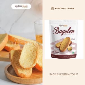 Bagelen Kartika Toast 72Gr - Kue Kering Rasa Butter dan Cheese - Roti Kering