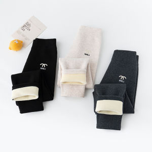 Warm Fleece Thickened Leggings for Girls