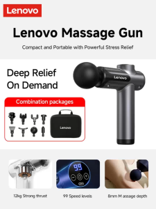 Lenovo Massage Vibrating Quiet Electric with 8 Heads for Muscle Relaxation Professional