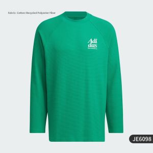 adidas | Mens Loose-Fit Round Neck Sport Long Sleeve T-Shirt