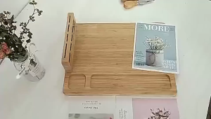 Bamboo Cheese Board Meat Charcuterie Serving Tray W/ 4 Tableware Stainless Steel Kitchen Food Plate Cutlery Tool