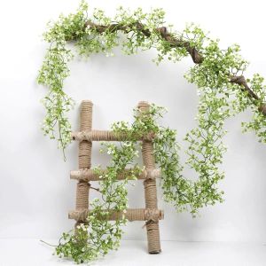 Artificial Ivy Plant Fake Flowers Full Sky Star Living Room Exposed Wires Ugly Cover up Ceiling Conceal Vine Plastic Wrapping