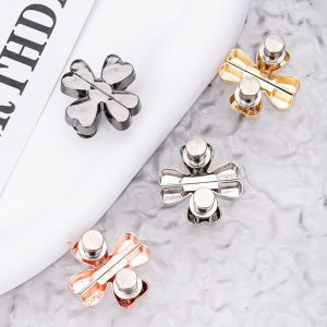 Yolanda【มีสินค้าในสต๊อก】 1 ชิ้น กระุดุมติดม่าน หัวเข็มขัดแม่เหล็กผ้าม่าน การดูดซับแม่เหล็กแรงสูง กระดุมแม่เหล็ก Curtain Clip