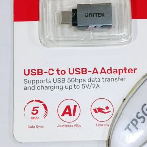 Đầu OTG Type C (USB C ra USB 3.1) / Hiệu Unitek - Model: Y-A025CGY
