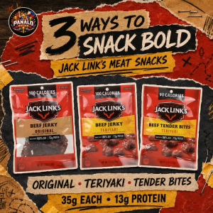 Jack Links Beef Jerky and Tender Bites 1 Pack 35g | USA Imported Original or Teriyaki 100% Beef Ready-to-Eat High-Protein Meat Snack
