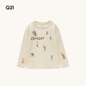 Q21 | 60 Counts Cotton Round Neck Long Sleeve T-Shirts