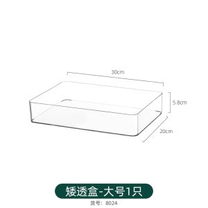 Thickened Transparent PET Medicine Storage Box Hospital 6S Management IV Liquids Shelf Medication Rectangular Plastic Box