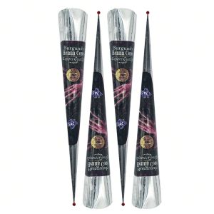 เทศกาล Red Henna Cones Tattoo Smearing Type Tattoo Ink Cream กันน้ํา Henna Paint สําหรับ Body Art Creative Festival ของขวัญ