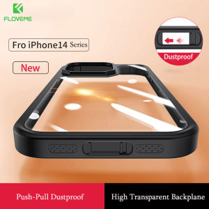 Floveme Clear Acrylic Case For iPhone 14 Iphone14 Pro Iphone 14 Plus Iphone 14 Pro Max Dustproof Case