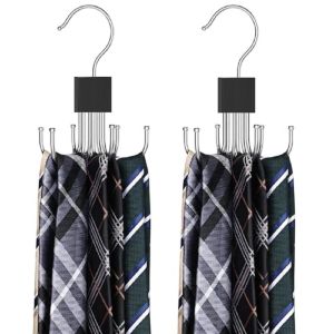 1/2PCS Belt Organizer 360° Rotating 6-Claw Multi-Function Hanger Space Saving Closet Organizers for BeltBraTank TopTieScarf