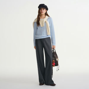 DUSHU | Slim Fit High Waist Trousers