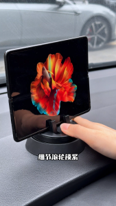 OATSBASF Adjustable Clamping Distance Dashboard Car Mobile Phone Holder 360° Rotation Tiltable Phone Stand