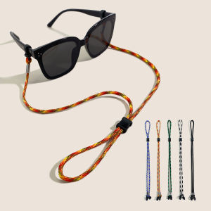 Mountaineering Seven-core Umbrella Rope Multi-color Anti-slip Hanging Neck Glasses Rope Buckle Adjustable Sports Sunglasses Rope
