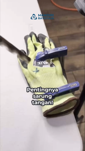 Sarung Tangan Kerja Gekko Grip Nitril Anti Slip - Pelindung Tangan Kuat dan Nyaman - Proyek safety