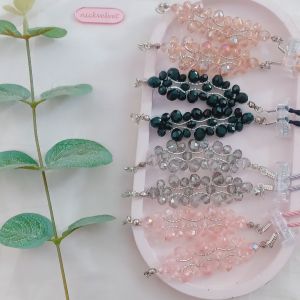 Strap Masker 2in1 Tali kupu-kupu warna solid