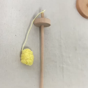 Drop Spindle Top Whorl Yarn Spin Hand Carved Sewing Carft Tool for Beginners