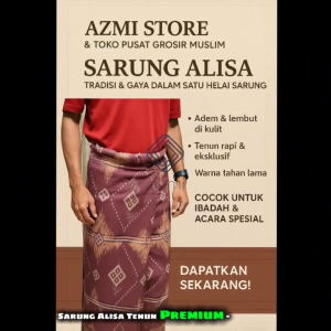 Sarung Tenun Alisa 777 Kembang / Sarung Tenun Rayon Murah berkualitas