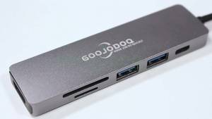 6 in 1 USB C to HDMI Cable for MacBook Pro and Nintendo Switch - GOOJODOQ USB HUB C HUB Adapter with USB 3.0 and Type C 3.0 Splitter - ไทยแลนด์สปอต& COD