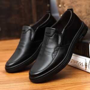 JIFANPAUL | Soft Sole Genuine Leather Business & Casual Shoes Black