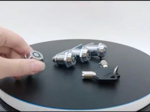 Ổ khóa cửa tủ với chìa khóa tròn an toàn dài 16-20-25-30mm tùy chọn kèm 2 chìa khóa