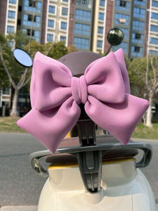 อุปกรณ์ตกแต่งรถจักรยานยนต์ไฟฟ้า หมุดตกแต่งที่นั่งหลัง ป้ายติดหลัง โบว์ผีเสื้อสุดน่ารัก ตกแต่งสำหรับผู้หญิง