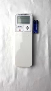 Điều khiển điều hòa TOSHIBA Mã 03 dòng RAS-XXX KCV-V remote máy lạnh TOSHIBA nắp trượt - Tặng kèm pin - GDBG