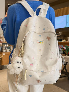 SALUTATION | Cartoon Print School Bag for Middle and High School Girls Aesthetic Unique Design