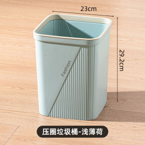 Large Capacity Trash Can Home Use Bedroom Office Square Shape No Cover Waste Bin Kitchen Bathroom Garbage Can Household Tools