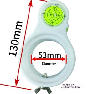 EELHOE | Plastic Drill Level Tool Electric Drill Leveling Assistant For Splrit Level Drilling Guide Level Accurate Measuring Tool