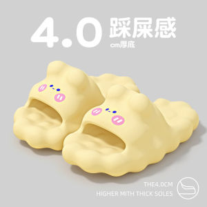 Platform Slippers Womens Summer Outwear Indoor Home Non-Slip 2024 New Arrival Soft Slip-on Sandals Womens Summer