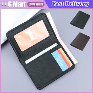 Leather Mens Short Ultra-thin Black Small Wallet High Quality Soft Real Cowhide Mini Card Holder Purse