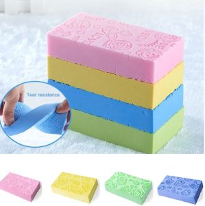 【Grilrigrin】4Pcs Bath Sponge Scrub Shower Soft Exfoliating Body Skin Shower Spa Bath Brush Washing Sponge Pad Sponges Cleaning Spa Bath Ball