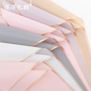Transparent Frost Protecting Korean Style Handmade Art Flower Packaging Paper