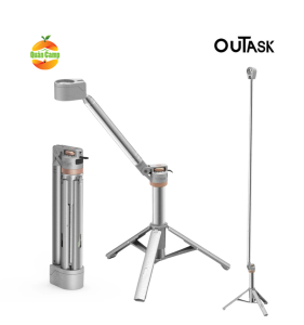 Đèn pin dã ngoại gấp gọn ouTask TD2 màu Metallic - 1500 lumens [Nhập khẩu chính hãng có xuất hóa đơn VAT]