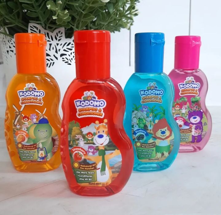 Kodomo Shampoo and Conditioner Anak 45ml Travel Size Lazada Indonesia
