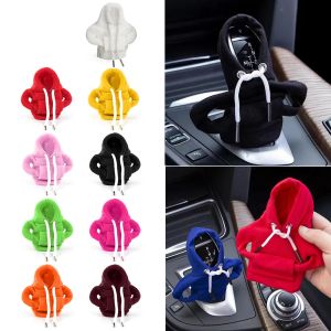 Universal Gear Shift Hoodie Cover Shift Cover Auto Gear Handle Fits Manual Automatic Car Shift Lever Christmas Decoration