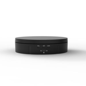 Brifit Remote Control Rotating Display Stand 360° Electric Turntable Stand With Remote Control USB Charging Supports 5.9/7.08/8.66-Inch Cover Replacement Suitable for Photography Live Broadcast Jewelry Product Shooting Maximum Weighing 10kg