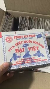 Com bo 20 miếng keo dính ruồi siêu dính - miếng keo Dán Dính Ruồi Loại Tốt an toàn với sức khỏe bẫy ruồi nhặng siêu dính