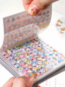 Mini Deco Sticker Book Cute Nail Art Pattern Finger Tip Fairy Tale Decorative Paper Crafts Business Supplies