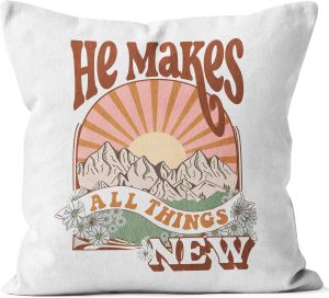 Bible Verse Print Pillow Case Living Room Sofa Decor Soft Throw Cushion Cover Pillowcase Christian Decorations For Home Office