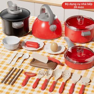 WANJUTEGONGDUI | Đồ Chơi Bếp Trẻ Em Giả Lập Nấu Ăn