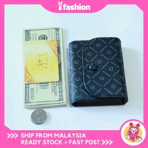 iFASHION 2087 READY STOCK Women Short Wallet Purses Pouche Bag Wanita Perempuan Dompet Beg